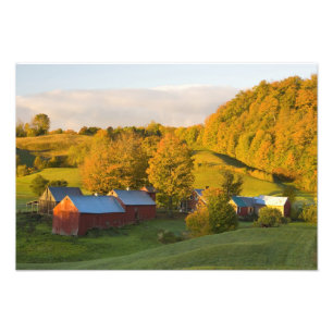 The Jenne Farm in Woodstock, Vermont. Fall. 2 Photo Print