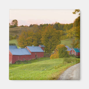 The Jenne Farm in Woodstock, Vermont. Fall. Magnet
