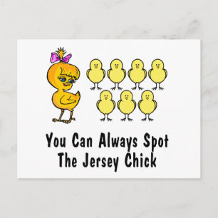 The Jersey Chick Postcard