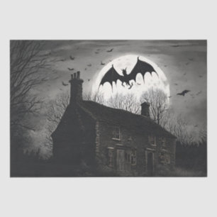 The Jersey Devil Cryptid Decoupage  Tissue Paper