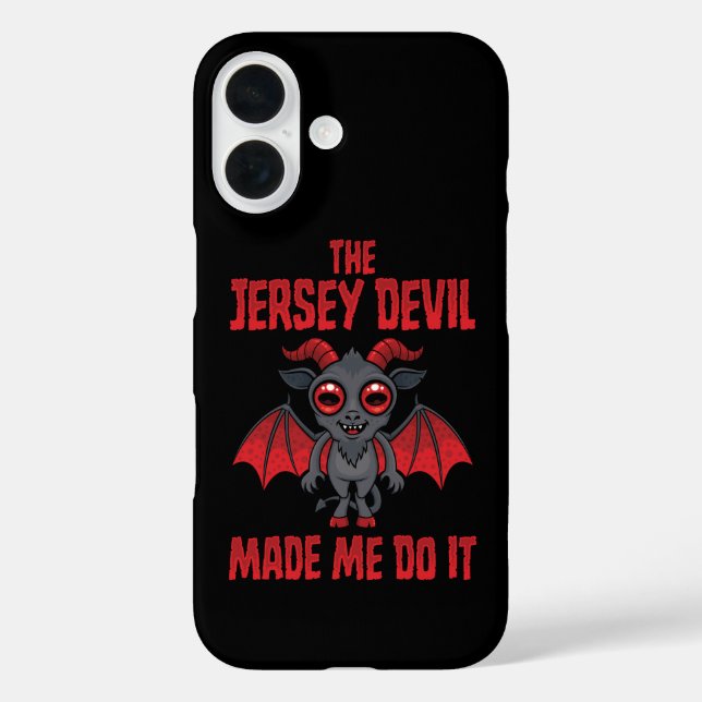 The Jersey Devil Made Me Do It Case-Mate iPhone Case (Back)