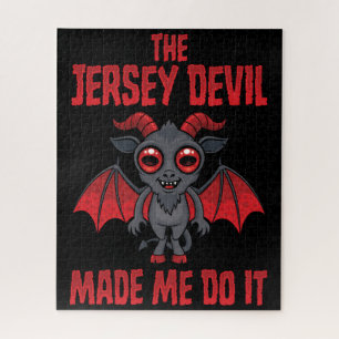 The Jersey Devil Made Me Do It Jigsaw Puzzle