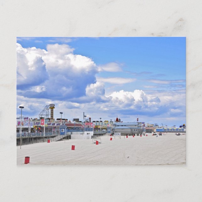 The Jersey Shore at Seaside Heights Postcard (Front)