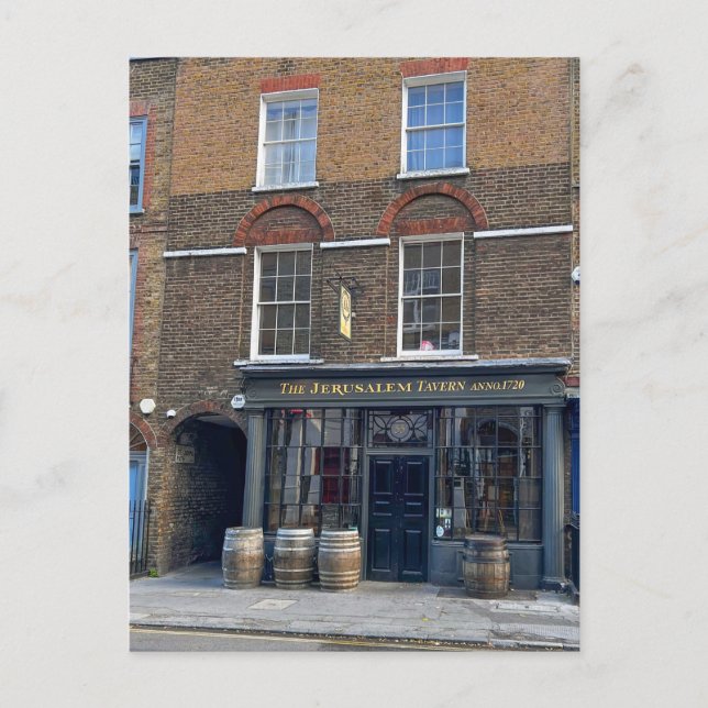 The Jerusalem Tavern, London Postcard (Front)