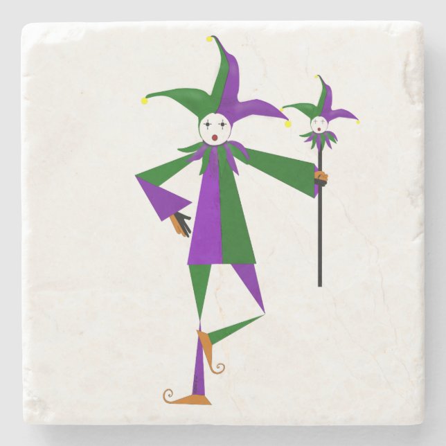 The Jester Stone Coaster (Front)