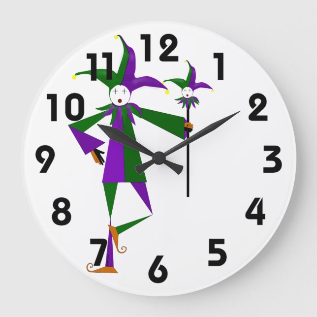 The Jester Wall Clock (Front)