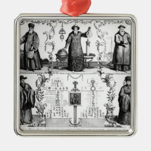 The Jesuits in China Metal Tree Decoration