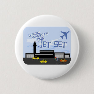 The Jet Set! 6 Cm Round Badge