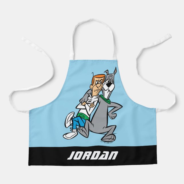 The Jetsons | George & Astro | Add Your Name Apron (Front)