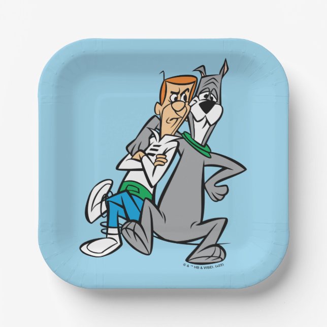 The Jetsons | George & Astro Buddies Paper Plate (Front)