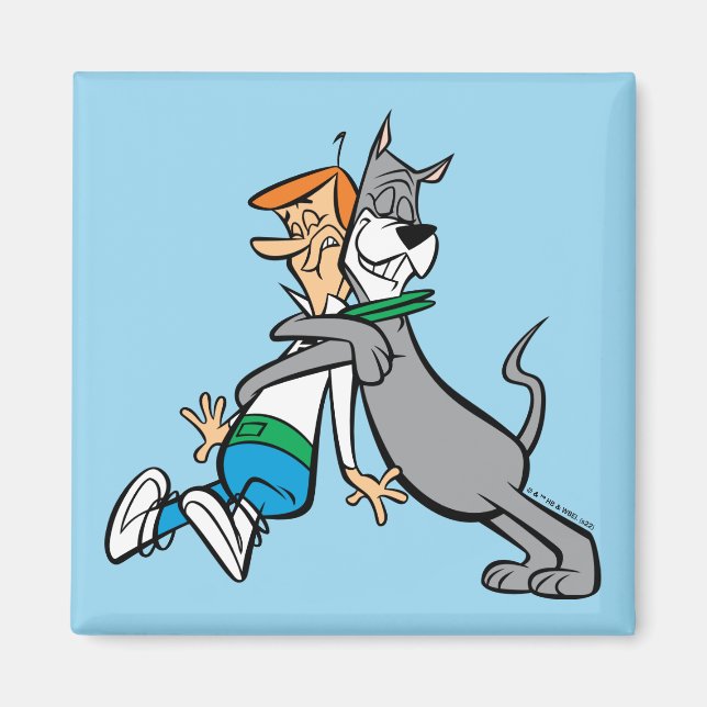 The Jetsons | George & Astro Hug Magnet (Front)