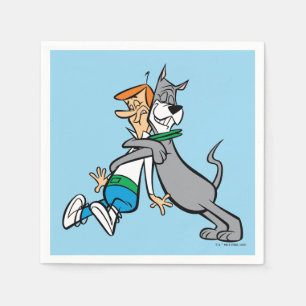 The Jetsons   George & Astro Hug Napkin