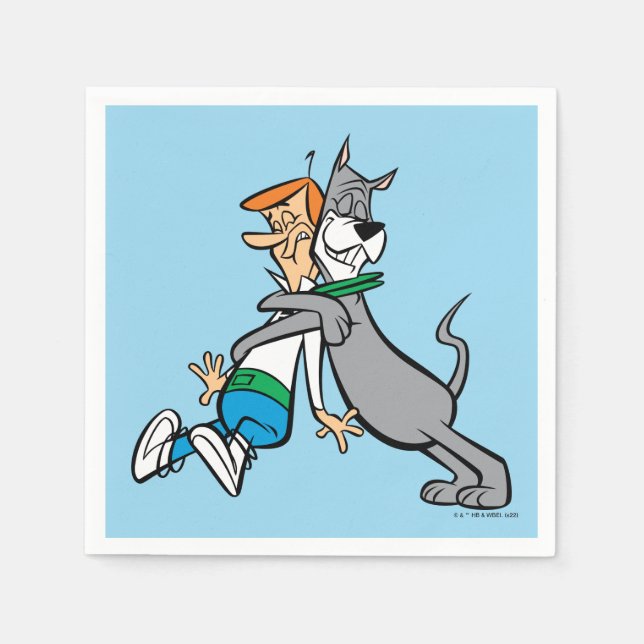 The Jetsons | George & Astro Hug Napkin (Front)