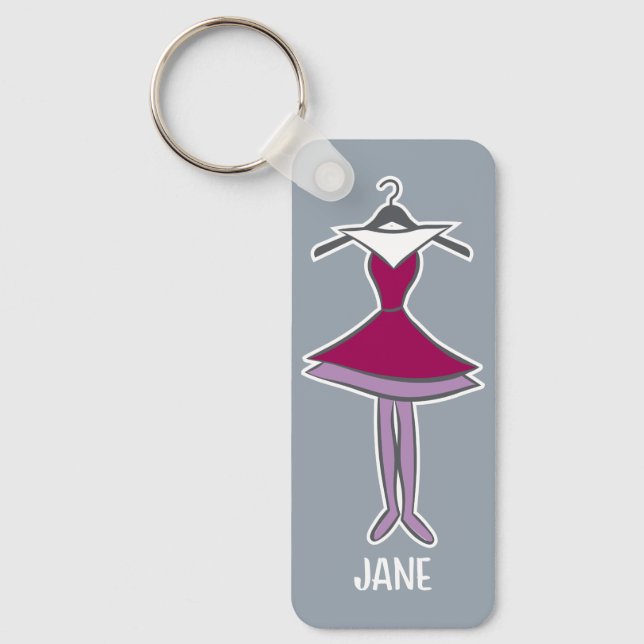 The Jetsons | Jane's Dress Key Ring (Front)