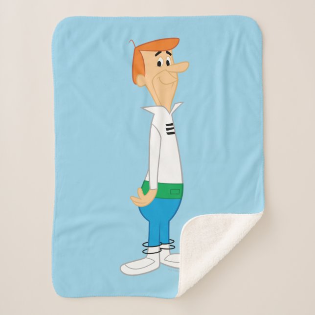 The Jetsons | Meet George Jetson Sherpa Blanket (Front)