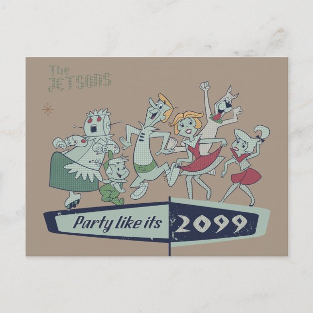 The Jetsons | Party Like It's 2099 Postcard (Front)