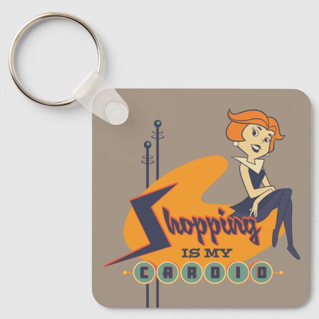 The Jetsons | Shopping is My Therapy Key Ring (Front)