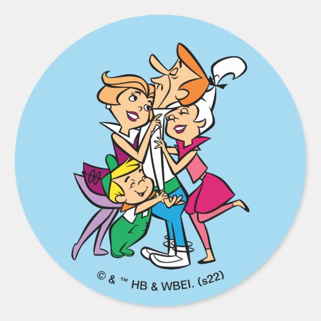 The Jetsons | The Family Classic Round Sticker (Front)