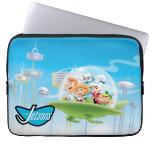 The Jetsons The Family Flying Car Laptop Sleeve
