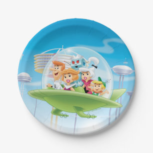 The Jetsons   The Family Flying Car Paper Plate