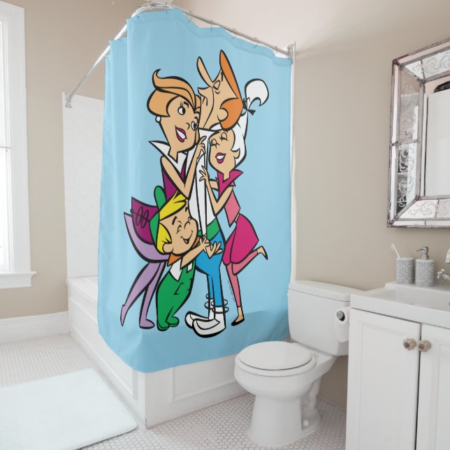 The Jetsons | The Family Shower Curtain (In Situ)