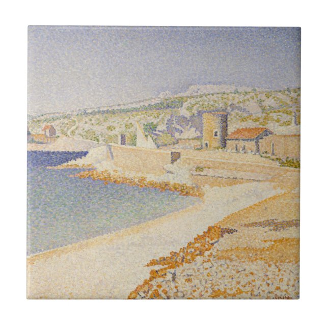 The Jetty at Cassis Ceramic Tile (Front)
