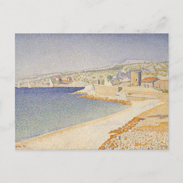 The Jetty at Cassis Postcard (Front)
