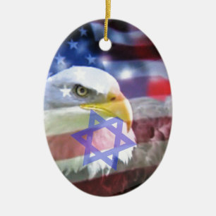 The Jewish American. Ceramic Tree Decoration