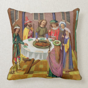 The Jews' Passover, facsimile of a 15th century mi Cushion
