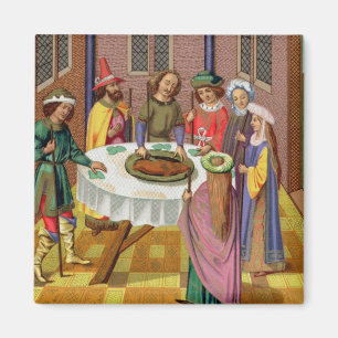The Jews' Passover, facsimile of a 15th century mi Magnet