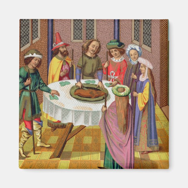 The Jews' Passover, facsimile of a 15th century mi Magnet (Front)