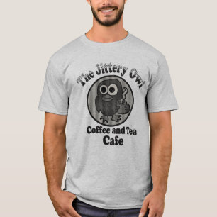 The Jittery Owl Coffee and Tea Cafe T-Shirt
