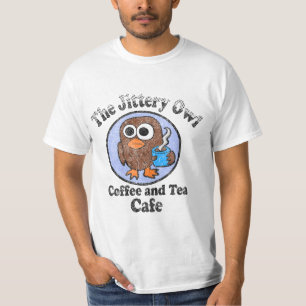 The Jittery Owl Coffee and Tea Cafe T-Shirt