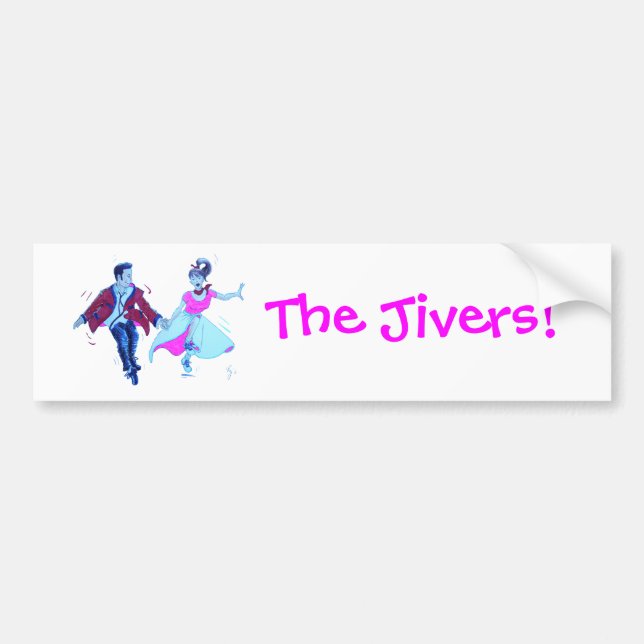 The Jivers! Bumper Sticker (Front)