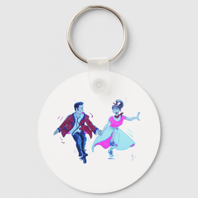 The Jivers! Key Ring (Front)