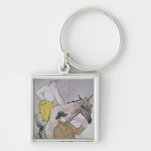 The jockey led to the start key ring