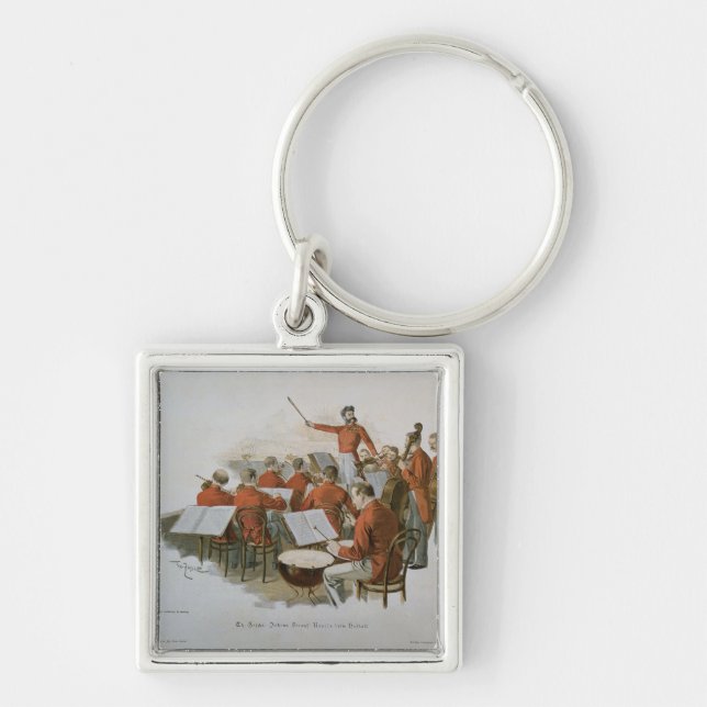 The Johann Strauss Orchestra at a Court Ball Key Ring (Front)