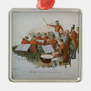 The Johann Strauss Orchestra at a Court Ball Metal Tree Decoration