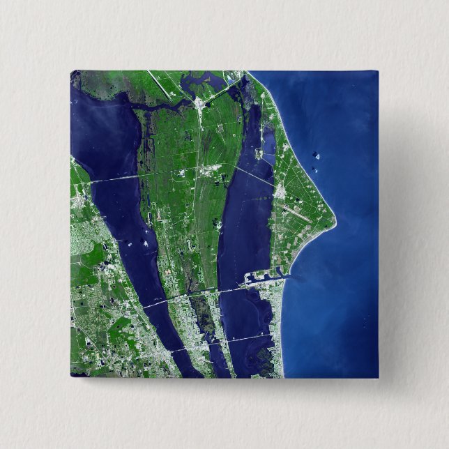 The John F Kennedy Space Centre 15 Cm Square Badge (Front)