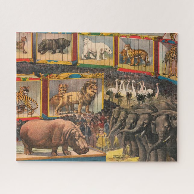 The John Robinson Largest, Most Complete Menagerie Jigsaw Puzzle (Horizontal)