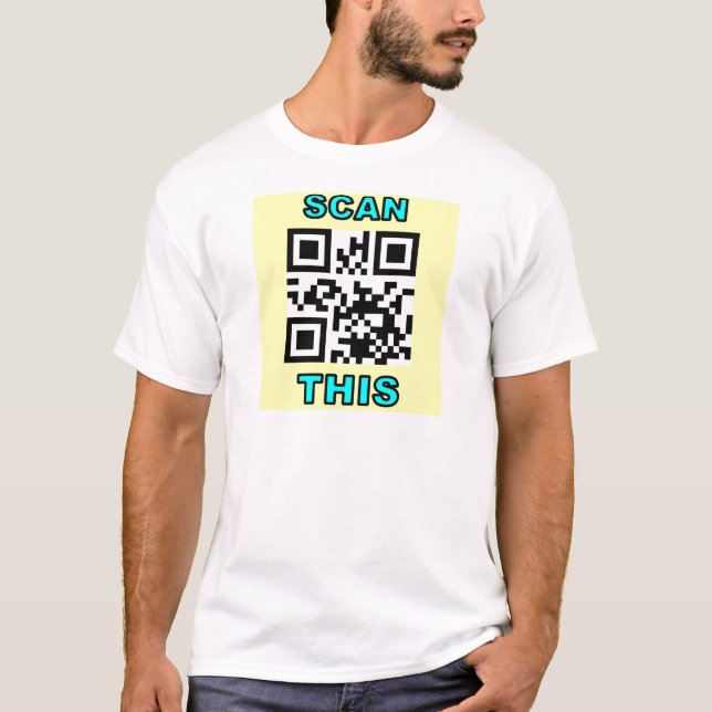 THE JOKE IS ON YOU (Qr Message Code Product) T-Shirt (Front)