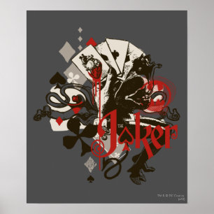 The Joker - 4 Aces Bleeding Heart Devil Poster