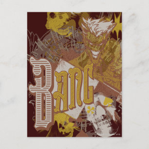 The Joker Gun / Bang Carnival Collage Postcard