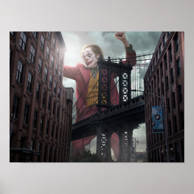 "The Joker in New York", Joker Fan Art Poster (Front)