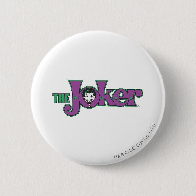 The Joker Logo 6 Cm Round Badge (Front)