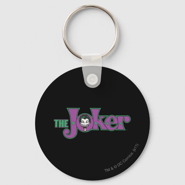 The Joker Logo Key Ring (Front)
