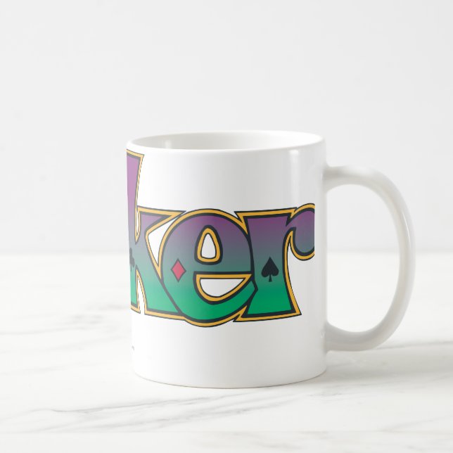 The Joker Name Logo Coffee Mug (Right)
