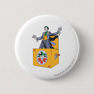 The Joker Out of the Box 6 Cm Round Badge