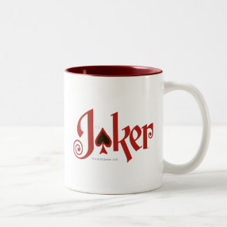 The Joker Playing Card Logo Two-Tone Coffee Mug