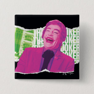 The Joker Scrapbook Laugh 15 Cm Square Badge